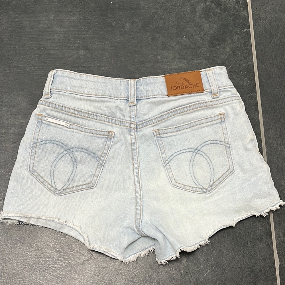 Jordache girls High-Waisted Distressed Denim Shorts size 10 - Picture 2 of 7